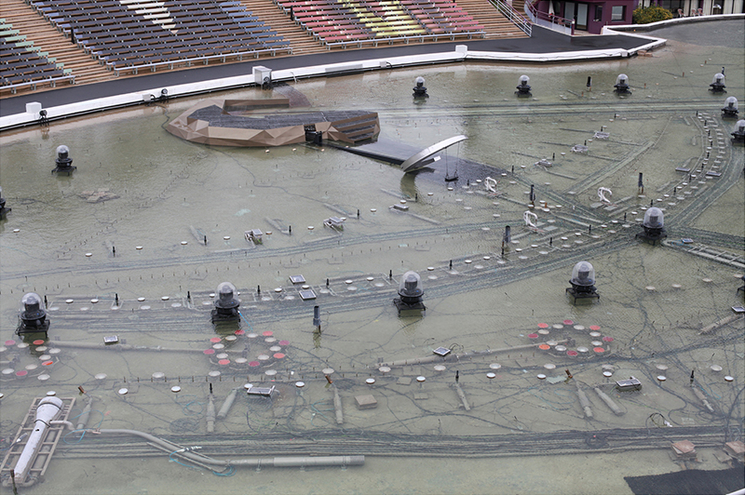 Fontaine, Parc du Futuroscope, 2016