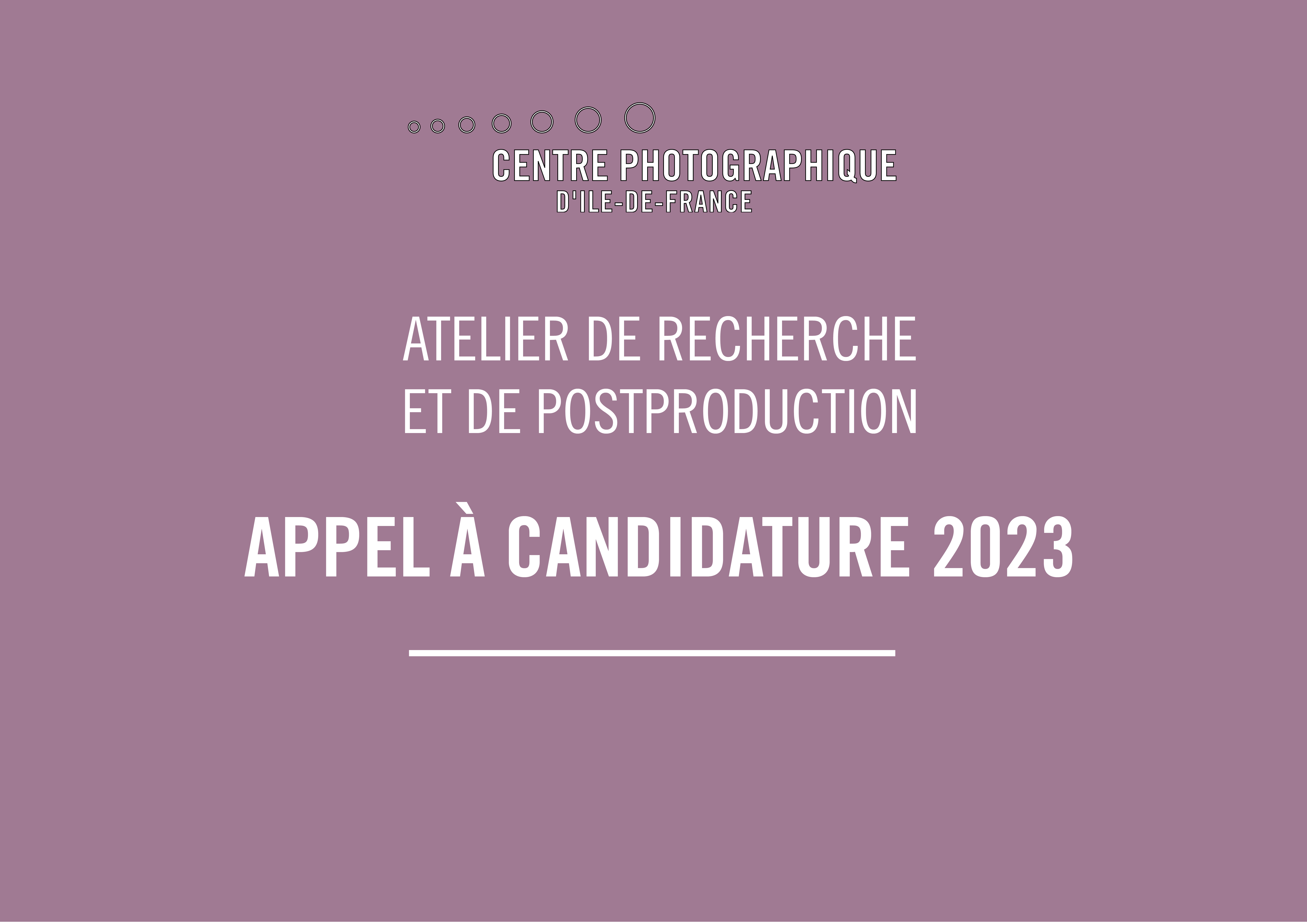 Application for our postproduction residency  2023